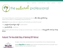 Tablet Screenshot of naturalprofessional.com